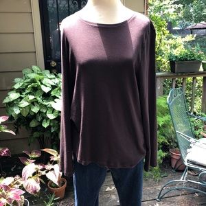 Charter Club brown long sleeve t-shirt